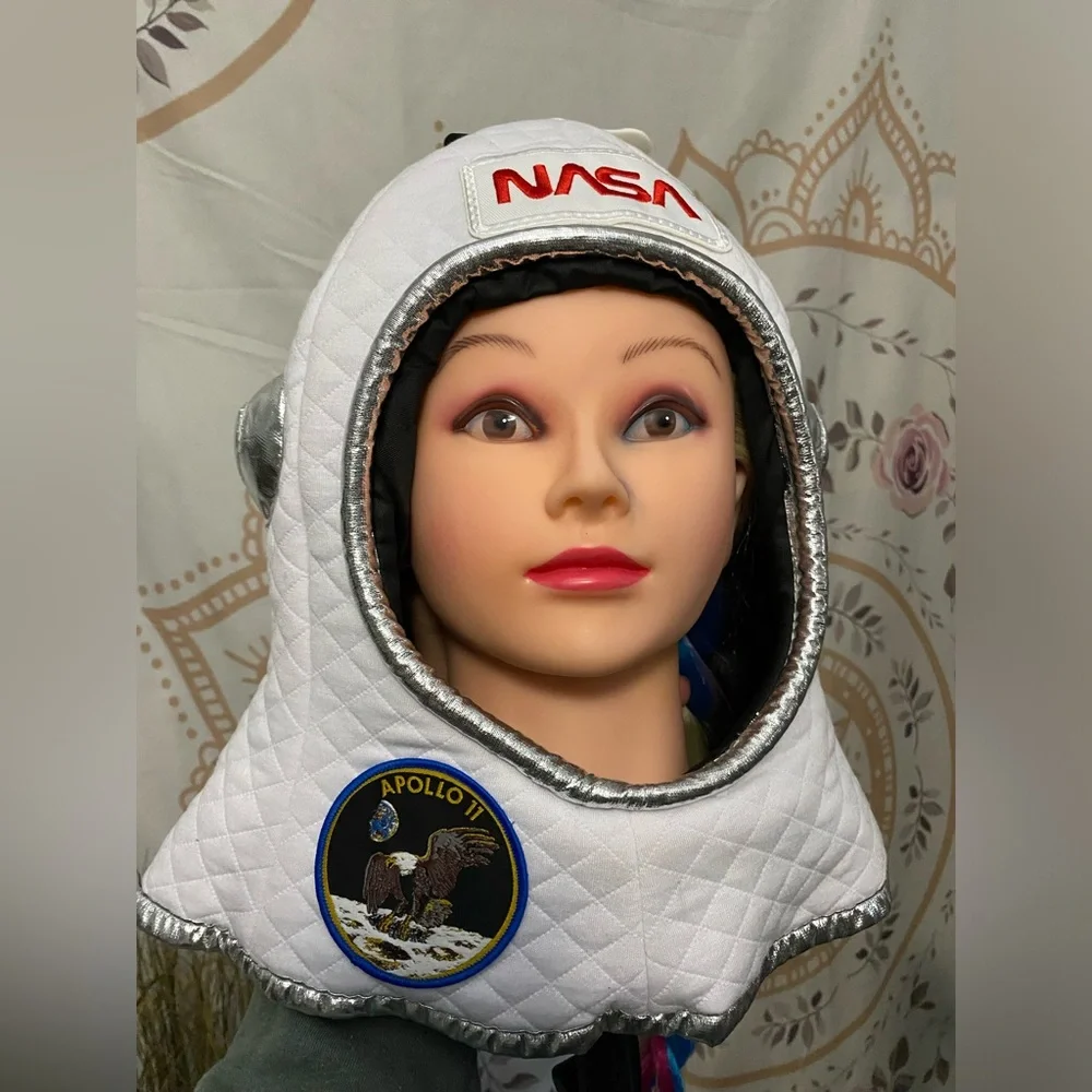 NWT Vintage Elope child’s costume play astronaut fabric helmet
